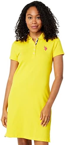 Amazon.com: U.S. POLO ASSN. Multi Side Stripe Polo Dress Pink